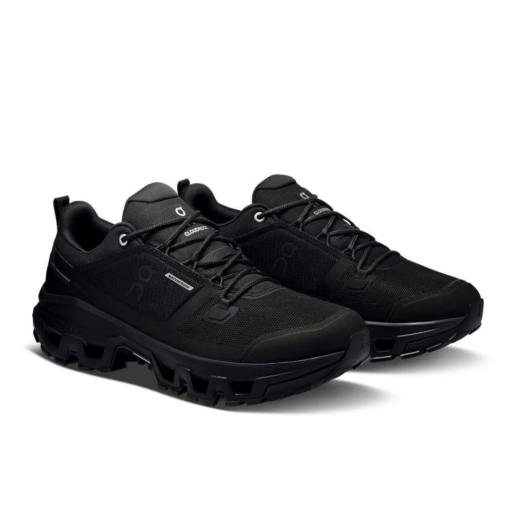 Men's Cloudrock Low Waterproof Hiking Shoes - Black
