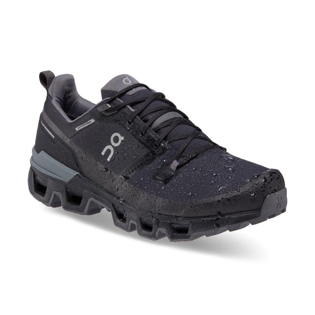 Men's Cloudwander Waterproof Hiking Shoes - Black