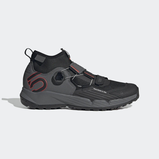 Men's Trailcross Pro Clip-In - Grey Five / Core Black / Red