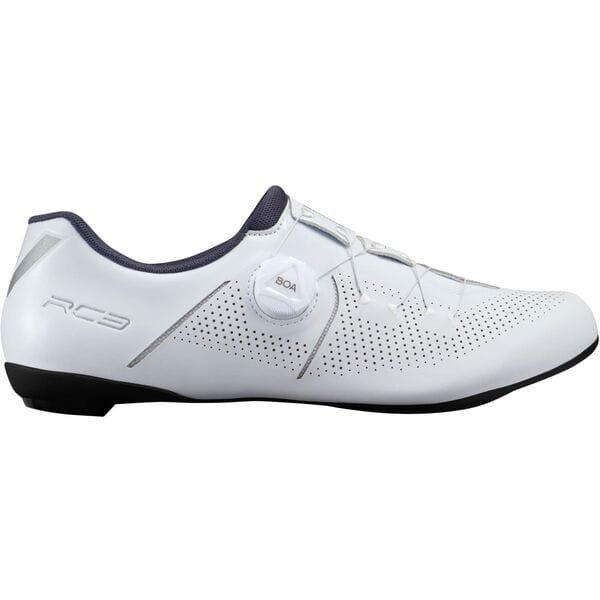 SHIMANO RC3 シューズ 43 ホワイト Shimano Men's RC3 Road Cycling Shoes - White | Tiso