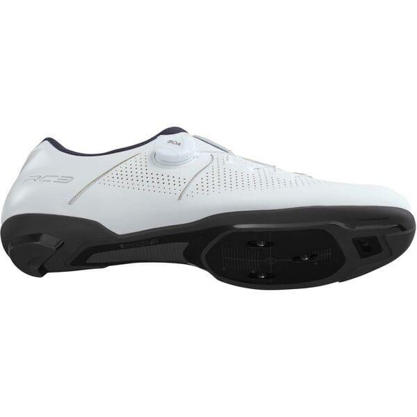 SHIMANO RC3 シューズ 43 ホワイト Shimano Men's RC3 Road Cycling Shoes - White | Tiso
