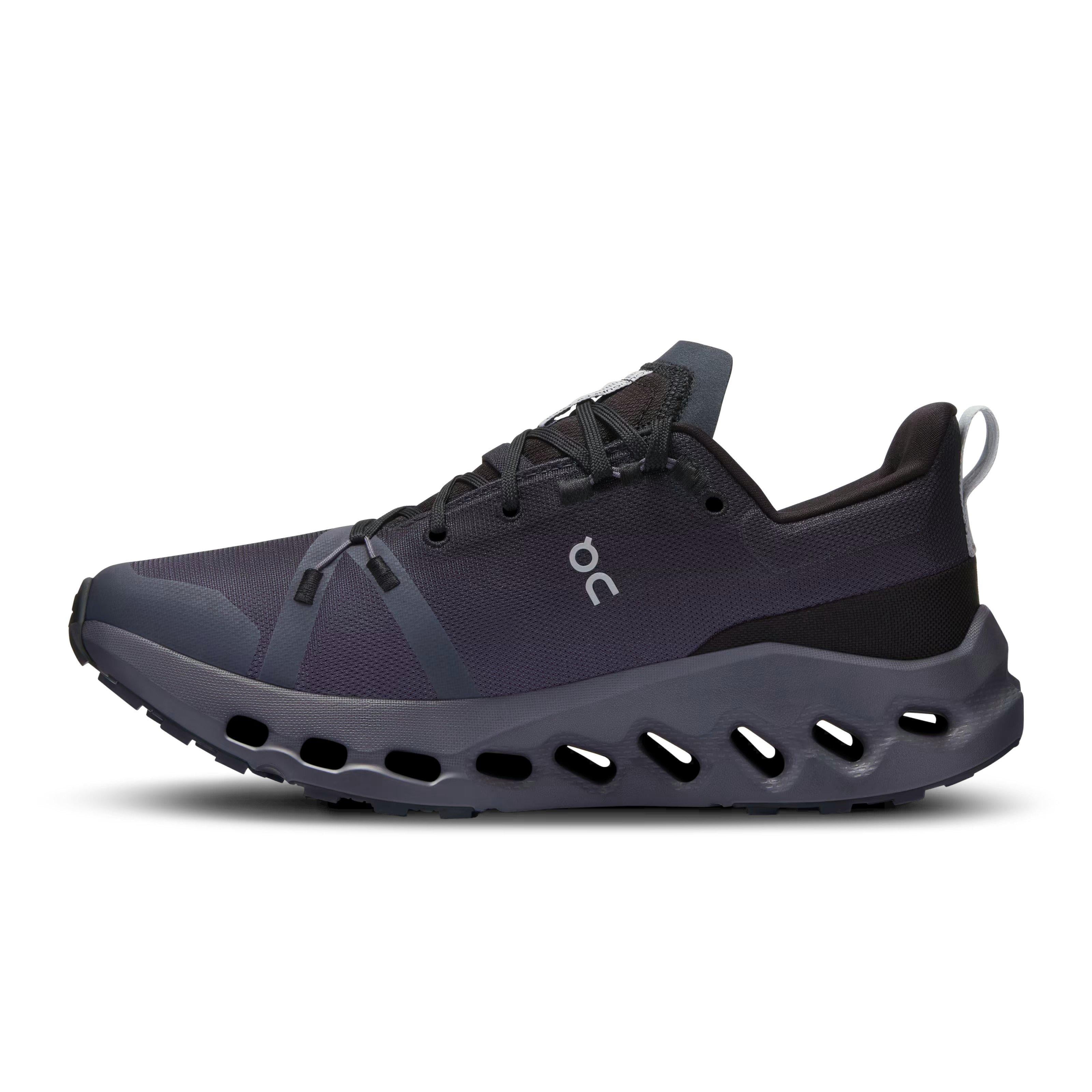 Women's Cloudsurfer Trail Waterproof Trail Running Shoes - Black