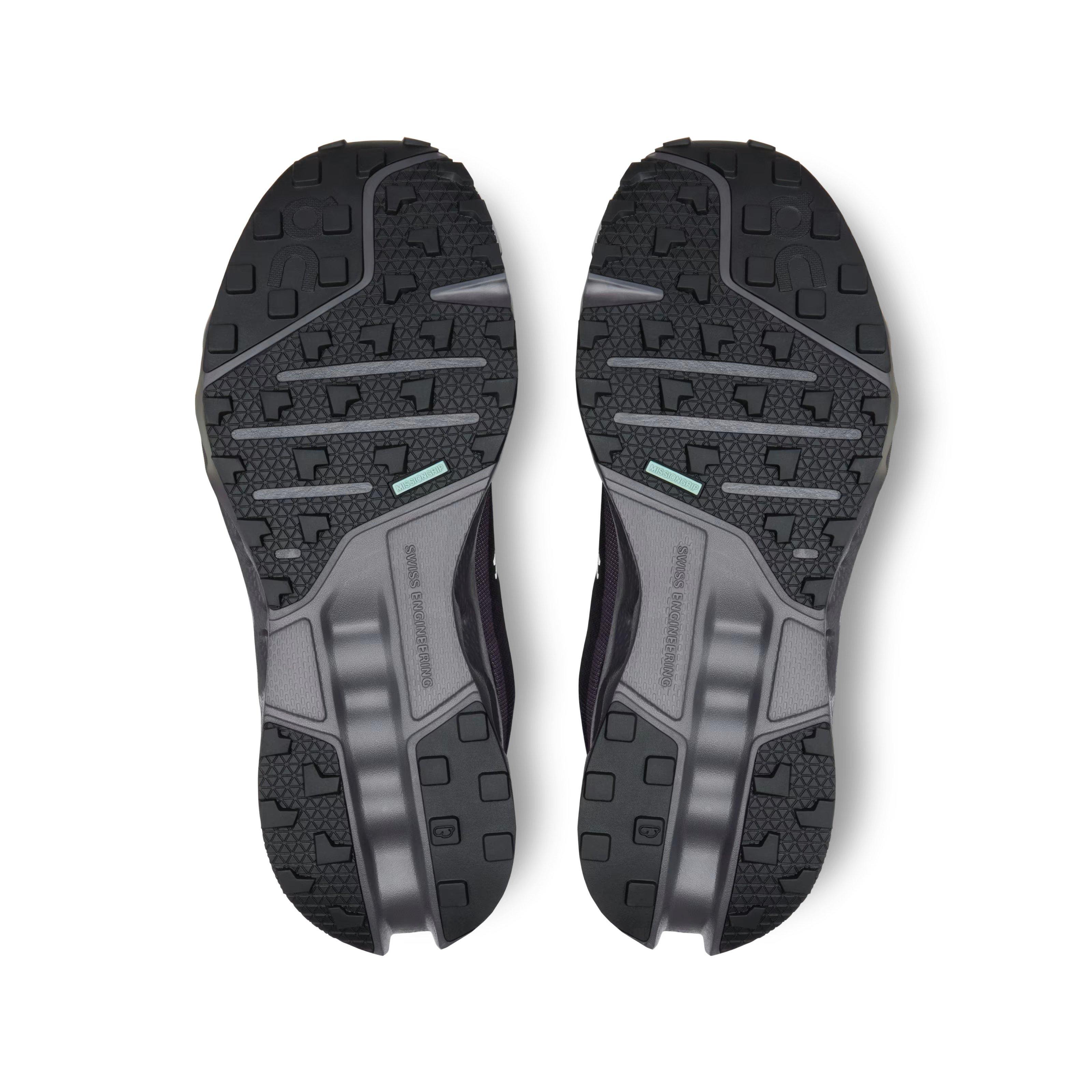 Women's Cloudsurfer Trail Waterproof Trail Running Shoes - Black