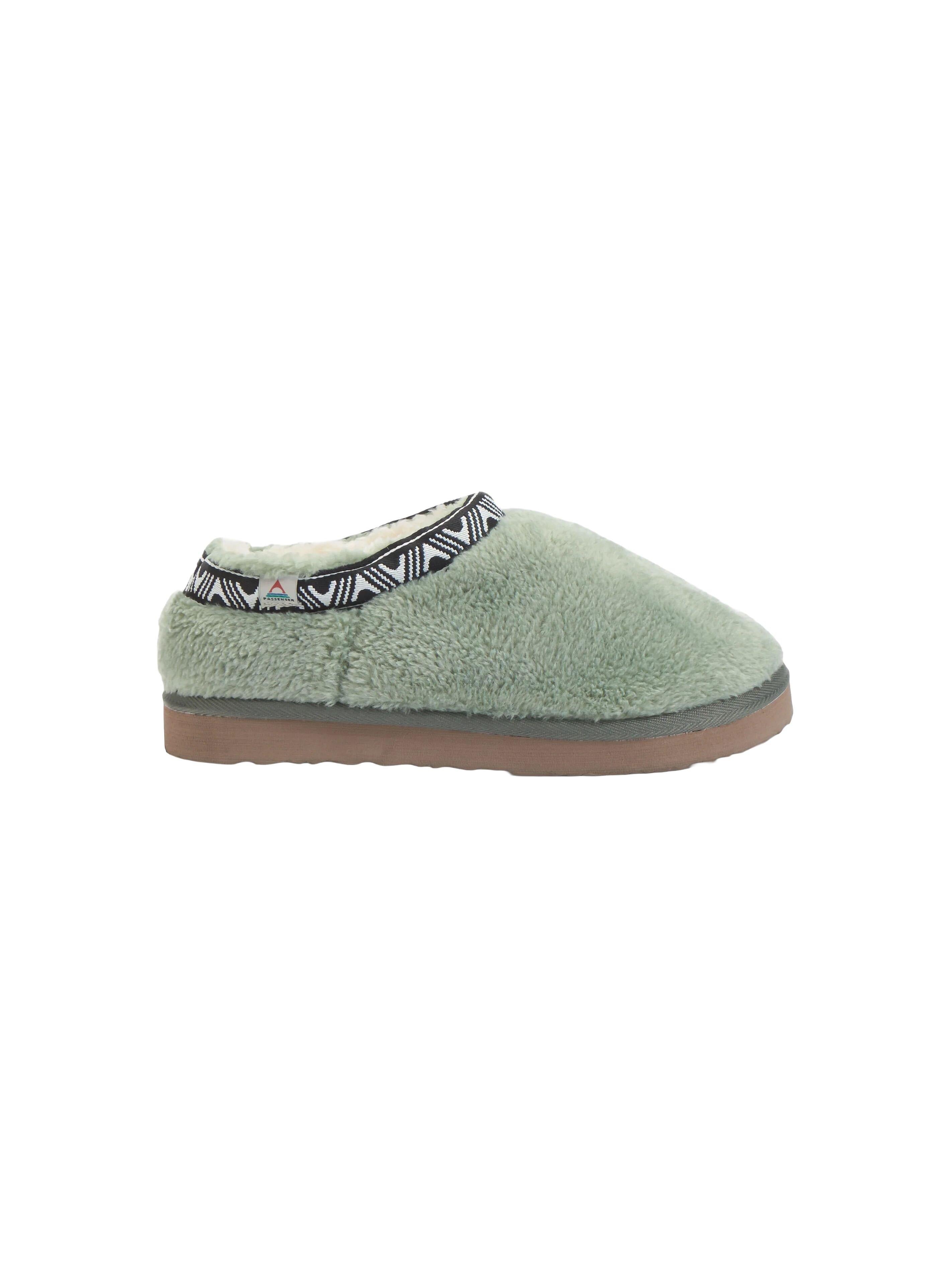 Women's Ember Sherpa Fleece Slippers - Green