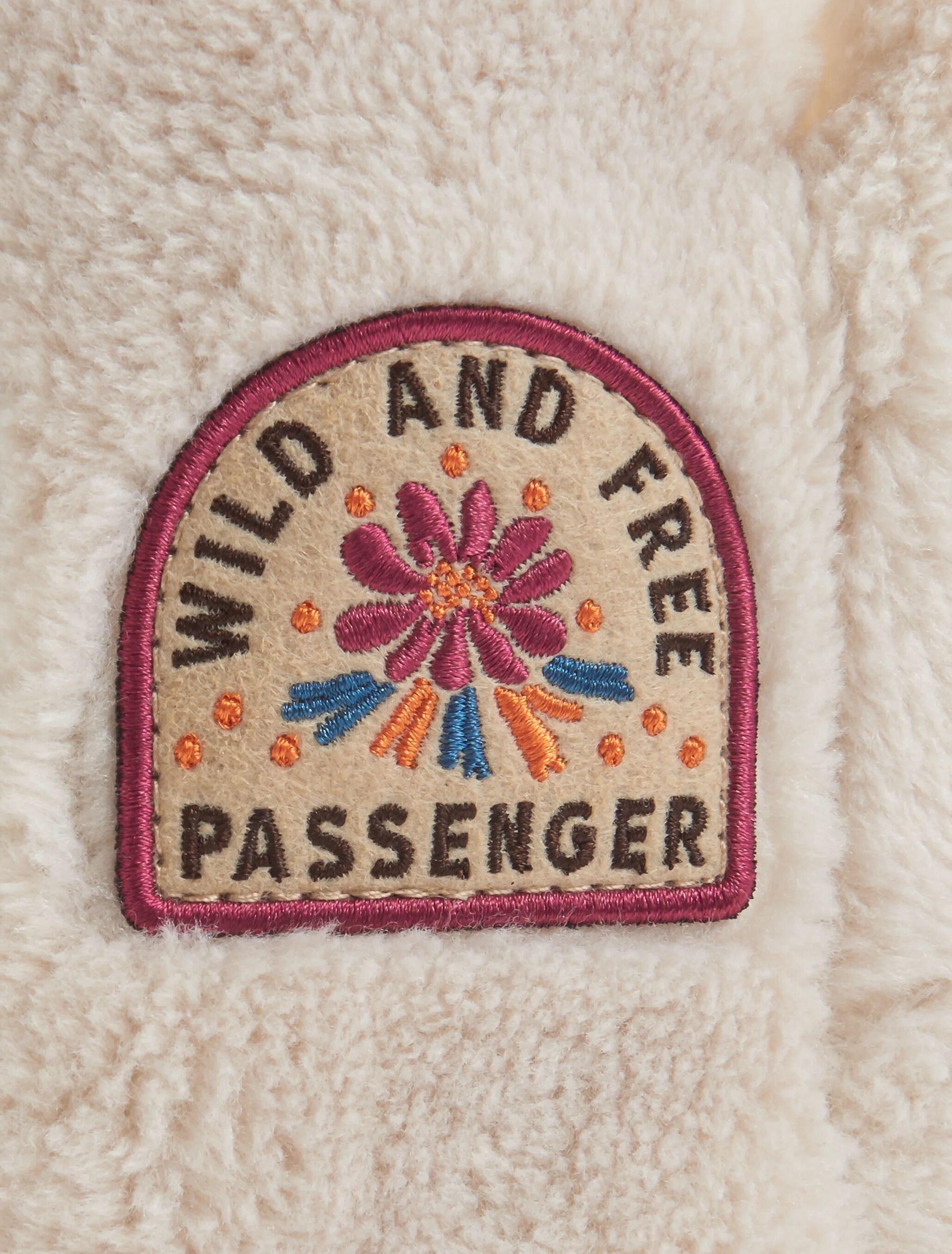 Women's Hideaway Hut Sherpa Fleece Slippers - Cream