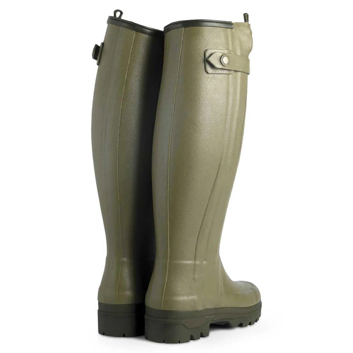 Women's Chasseur Neoprene Lined Wellington Boots - Green