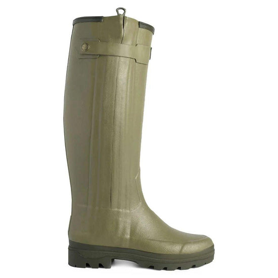 Women's Chasseur Neoprene Lined Wellington Boots - Green