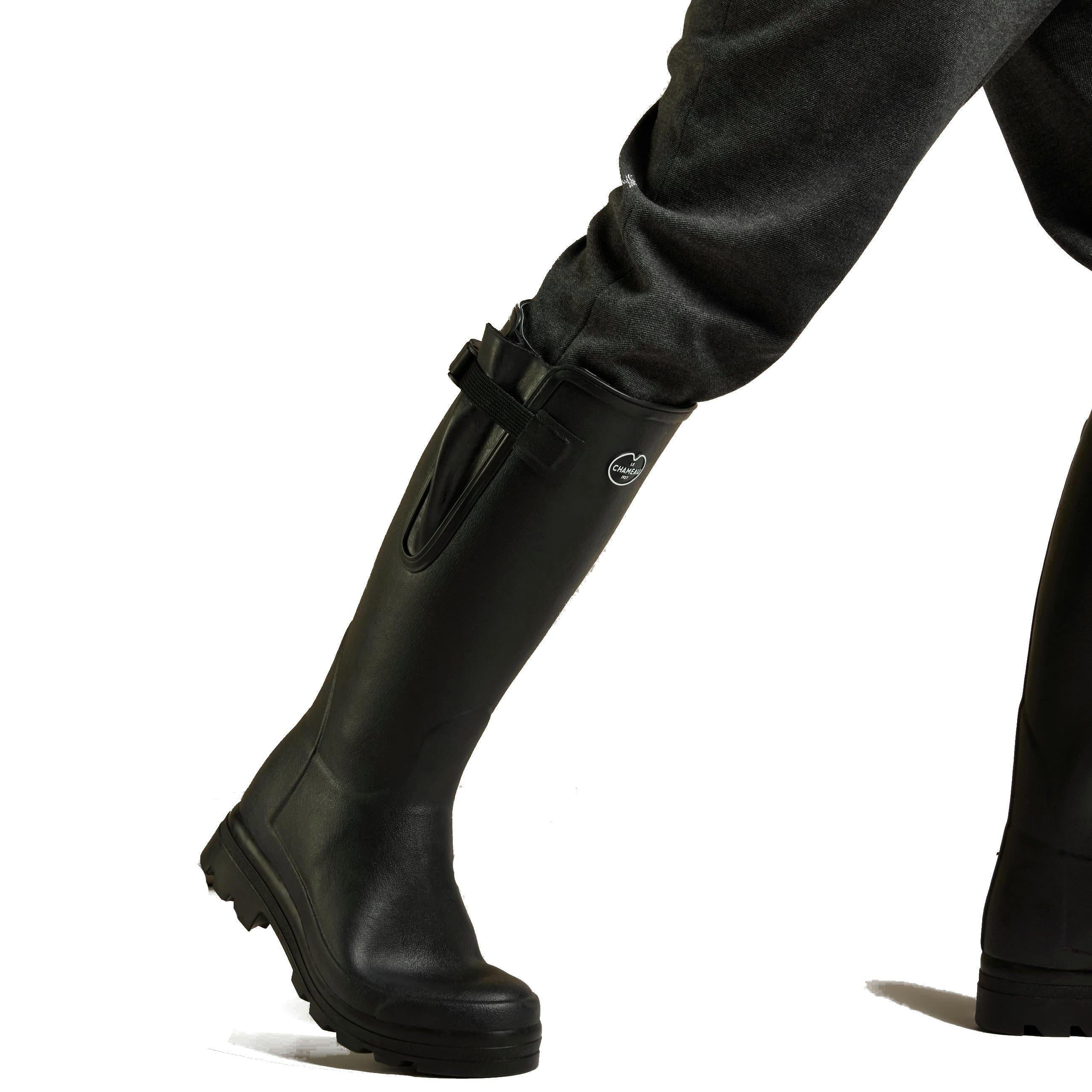 Men's Vierzonord B200 Wellington Boots - Black