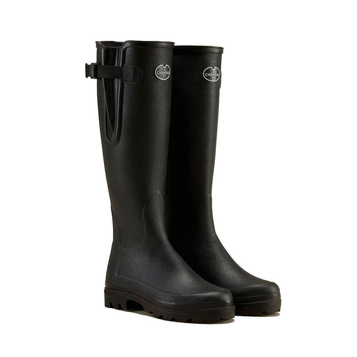 Women's Vierzonord B200 Wellington Boots - Black