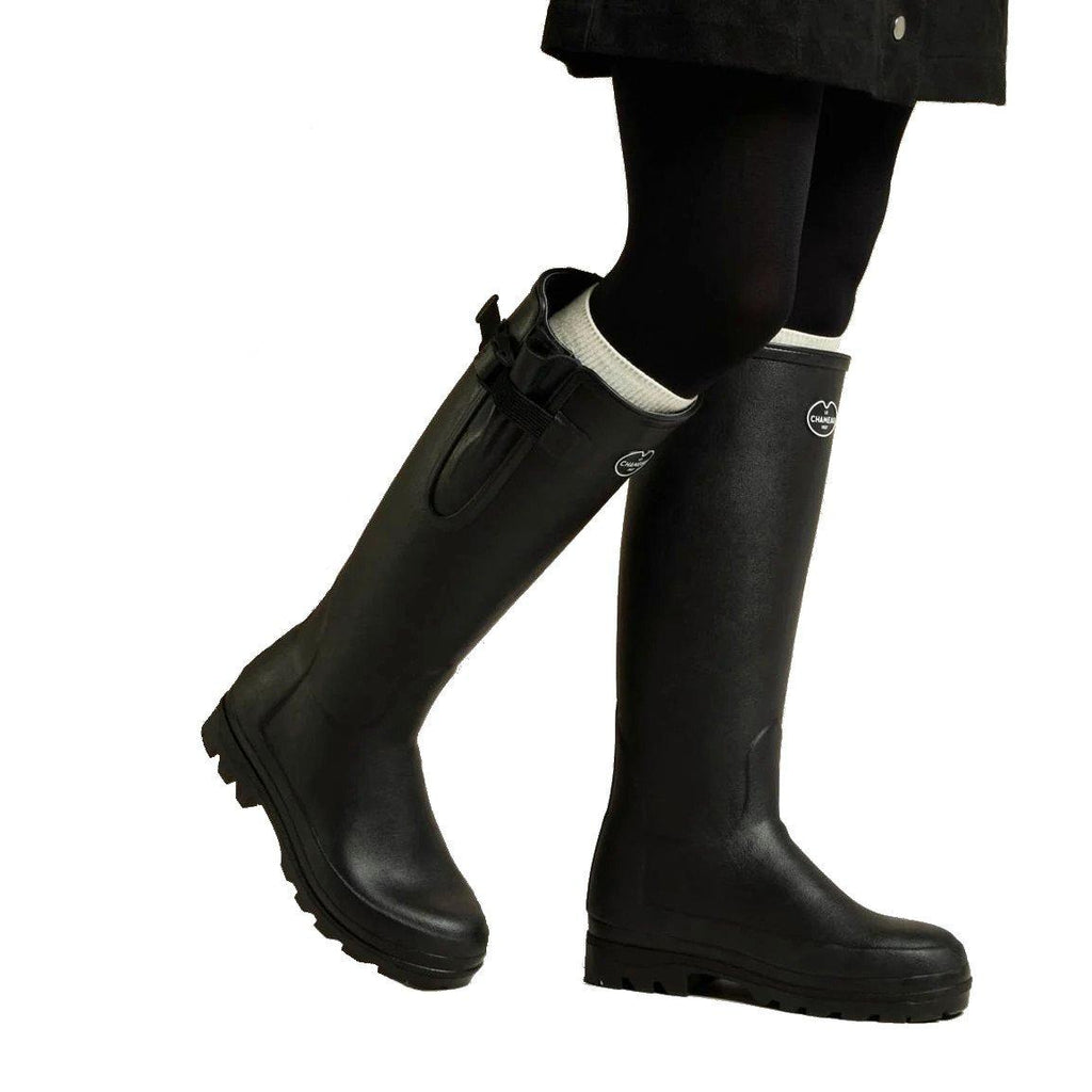 Women's Vierzonord B200 Wellington Boots - Black