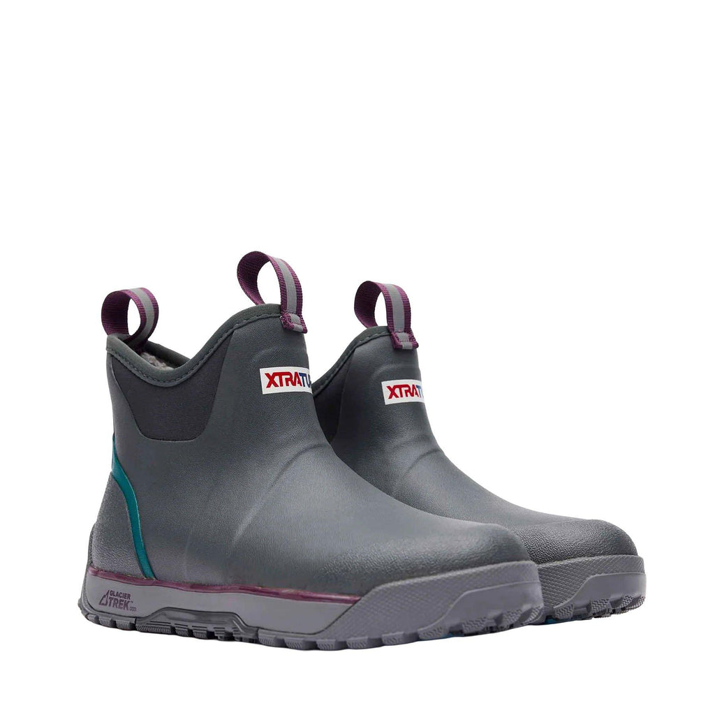 Women's 6” Ankle Deck Waterproof Boots Ice - Grey
