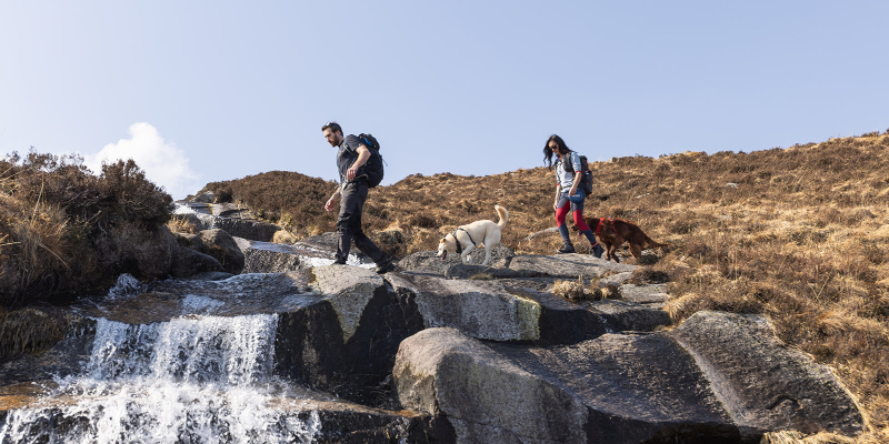 family hiking